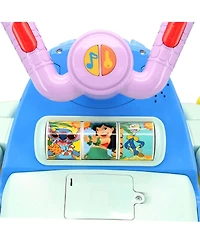 Kiddieland Activity Plane Stitch Lights and Sounds Ride-On, Ages 12-36 Mo.