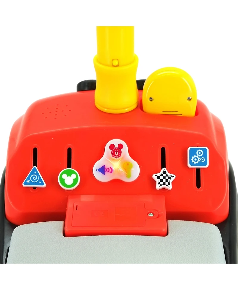 Kiddieland Foldable Handle Ride-On Mickey Mouse With Engaging Sounds, Ages 1+