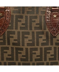 Pre-Owned Fendi Zucca Canvas and Leather Chef De Jour Satchel