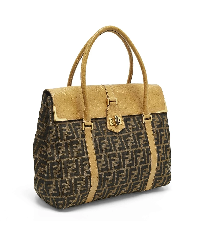 Pre-Owned Fendi women's Coated Canvas bag