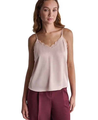 Bcbg Women's Lace-Trim Strappy V-Neck Camisole