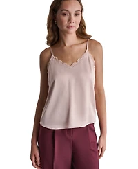 Bcbg Women's Lace-Trim Strappy V-Neck Camisole