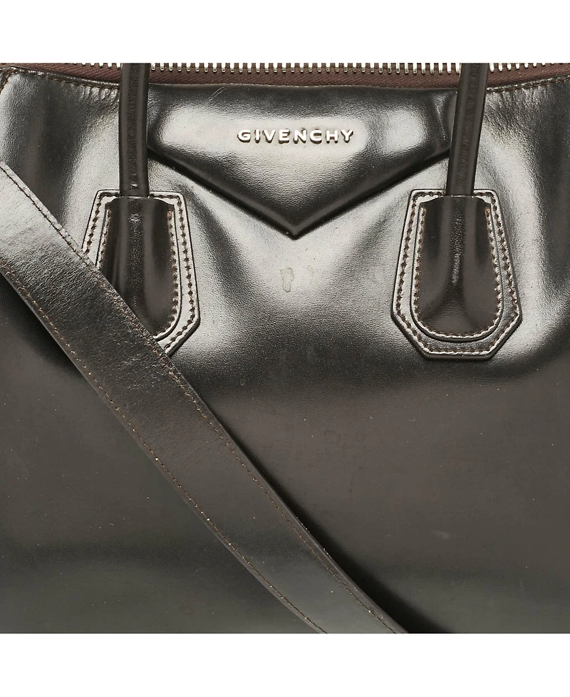 Pre-Owned Givenchy Antigona Medium Leather Satchel