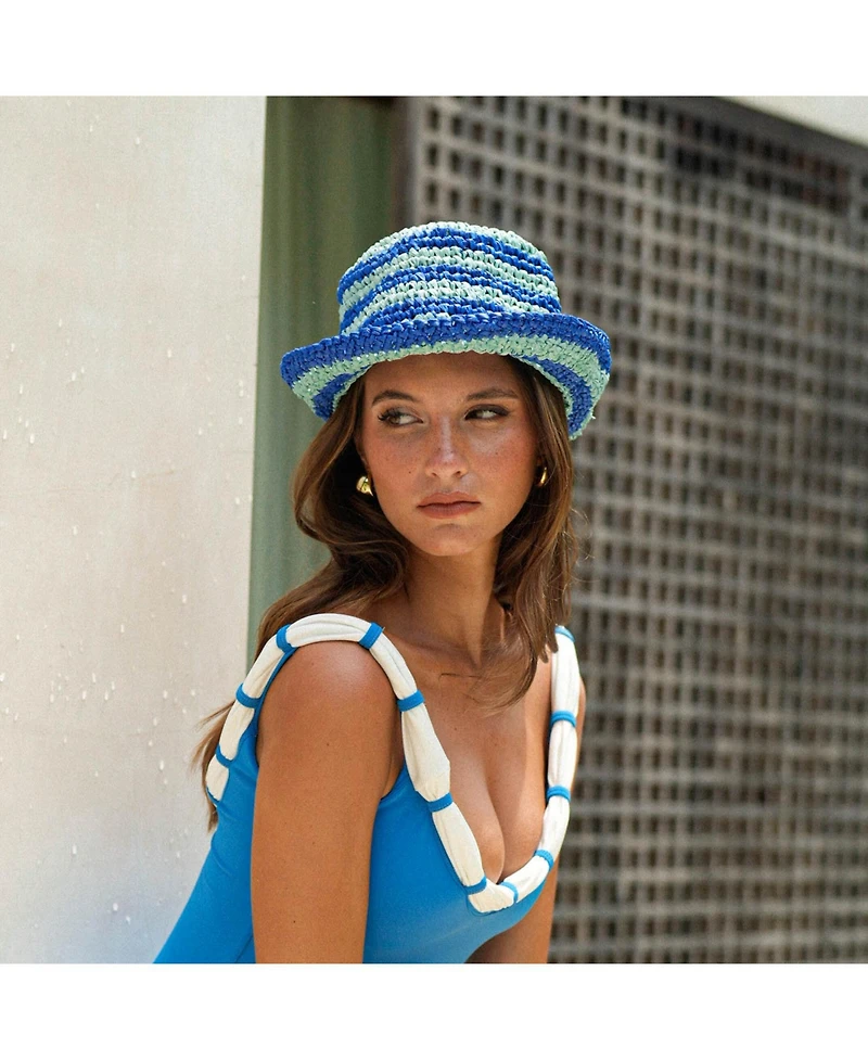 Brigitte Handwoven Raffia Sun Hat