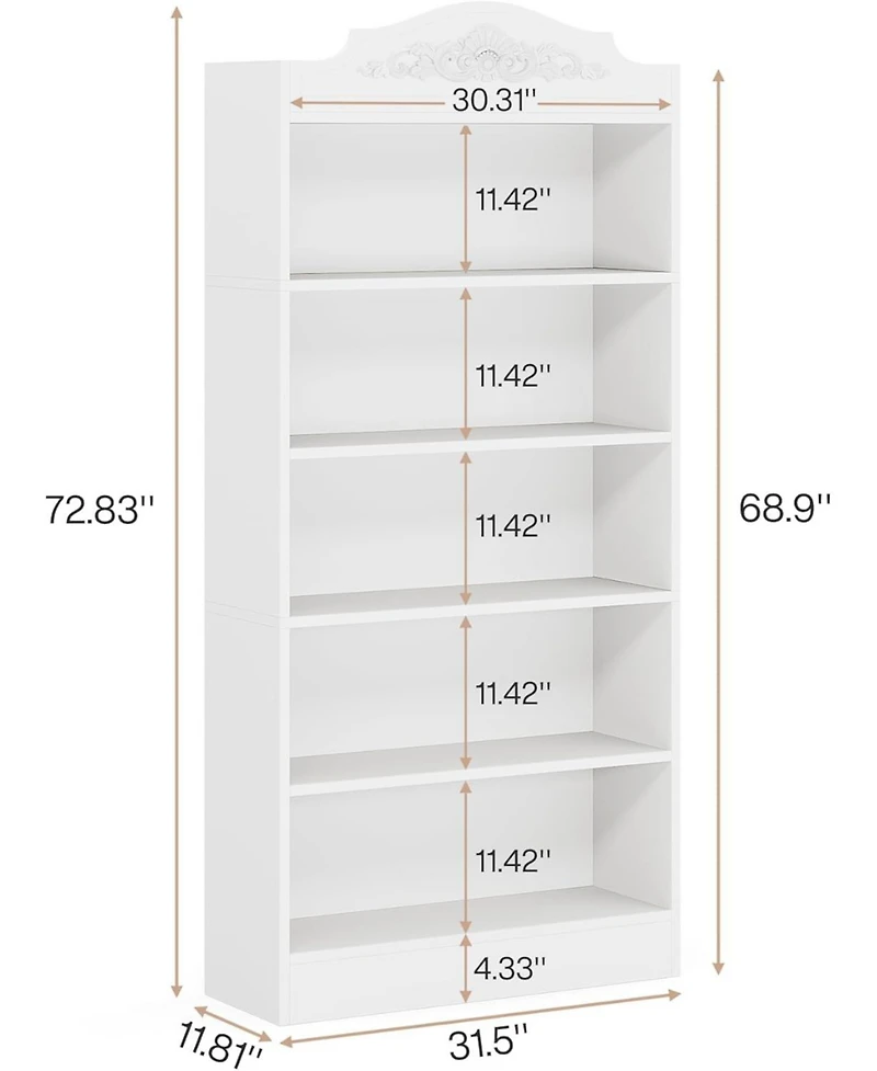 Slickblue 5 Tier Shoe Storage Organizer Cabinet for Entryway and Home