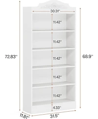 Slickblue 5 Tier Shoe Storage Organizer Cabinet for Entryway and Home