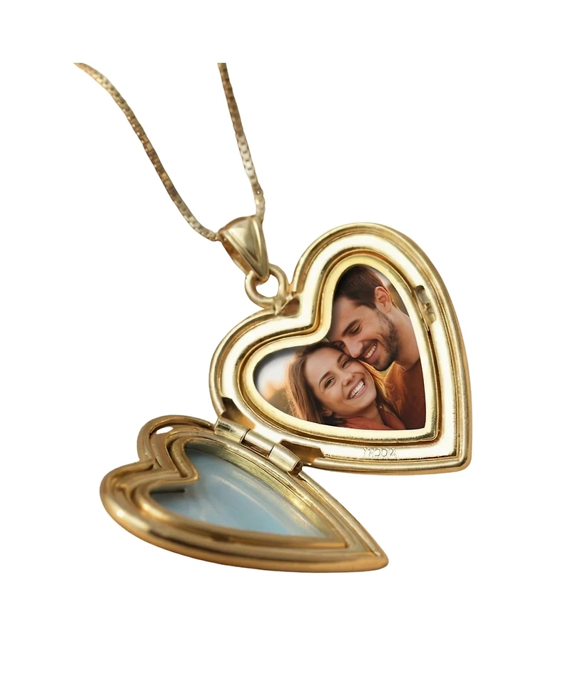 The M Jewelers Initial Locket Necklace