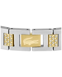 Lacoste Men's Metropole Two-Tone Stainless Steel with Crystal Bracelet