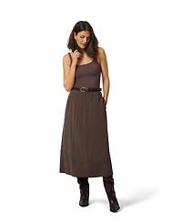 Cable & Gauge Women's Pull-On Midi Skirt