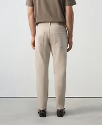 Mango Men's Ben Cropped Tapered-Fit Jeans