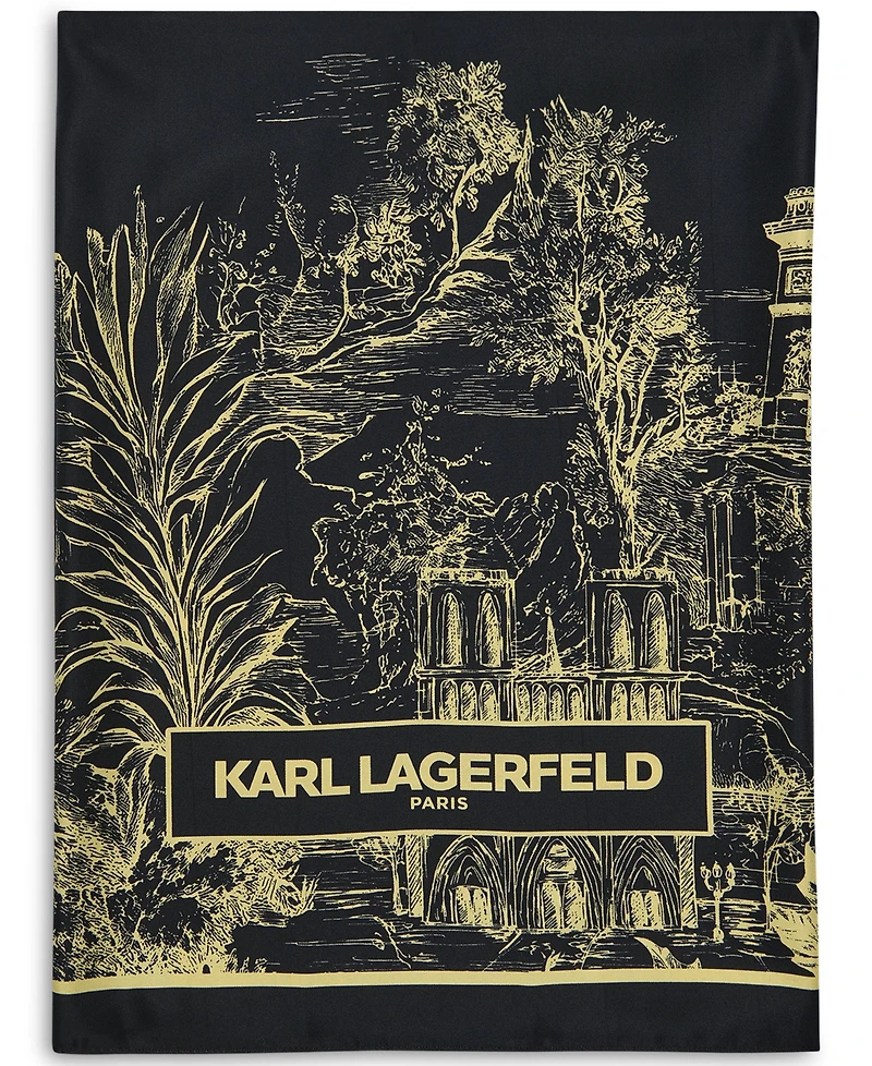 Karl Lagerfeld Paris Starry Night Twill Square Scarf