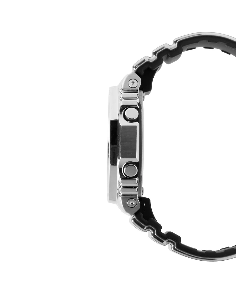 G-Shock Men's Analog Digital Silver-Tone Silicone Watch 44.4mm