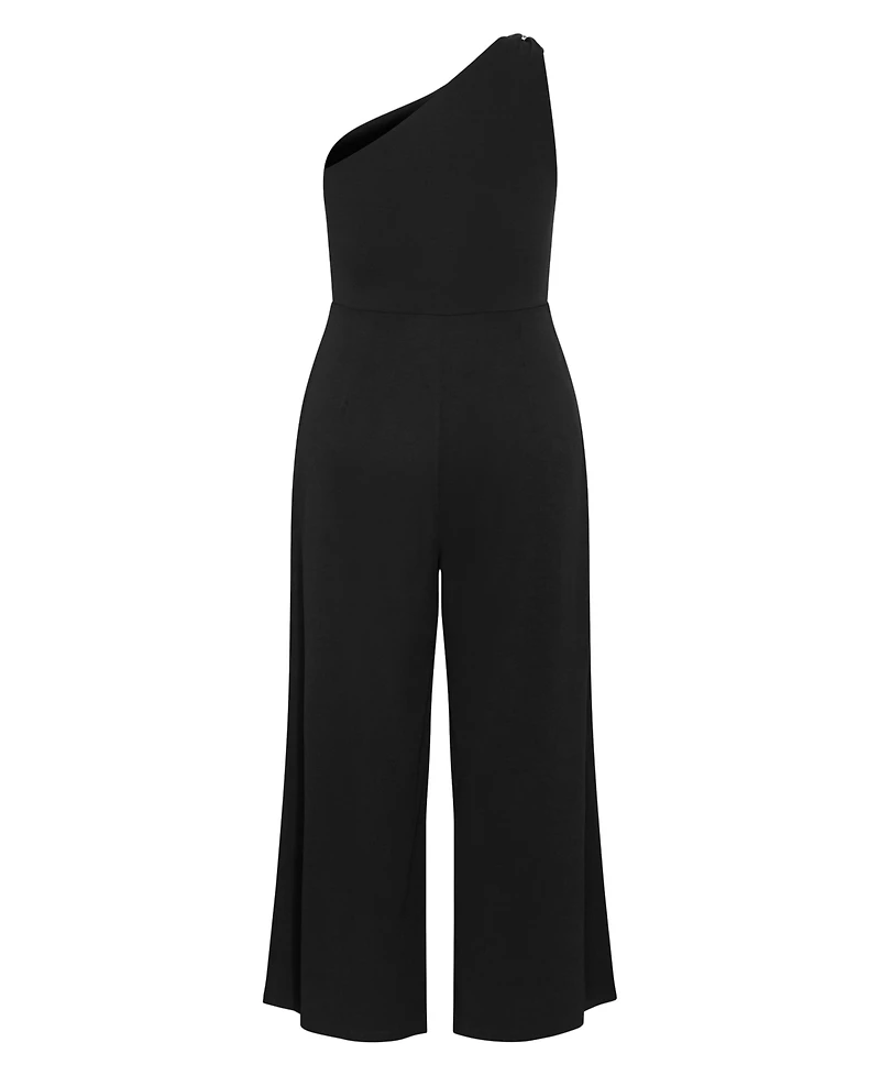 City Chic Women's Amber One Shoulder Jumpsuit