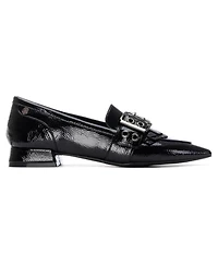 Xti Women's Leather Pointed Toe Carmela Collection Loafers