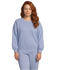 Lands' End Women's Plus Serious Sweats Oversized Long Sleeve Crew Neck Sweatshirt
