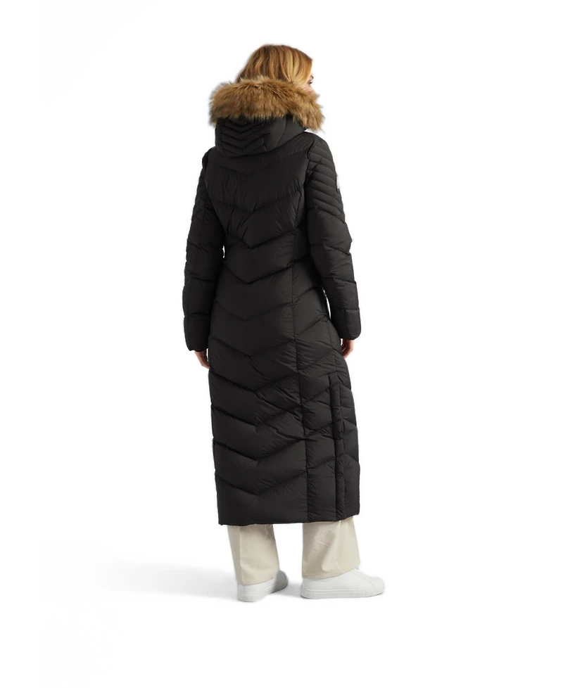 JACK1T Women's High Neck Maxi Puffer Coat