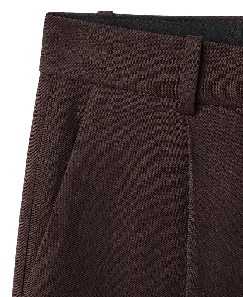 Mango Women's Straight Mid-Rise Bermuda Shorts