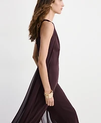Mango Women's Cape And Slits Jumpsuit