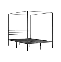 Slickblue Metal Canopy Bed Frame for Bedroom Decor