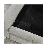 Zeny Soft and Comfortable Pet Bed for Big Oversized Dogs, Durable Elevated Dog Sofa Bed, Modern Fashionable Linen Fabric