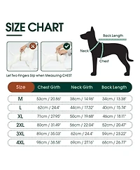 Soft Recovery Onesie Surgical Suit with Rear Leg Sleeves and Abdominal Cover for Dogs