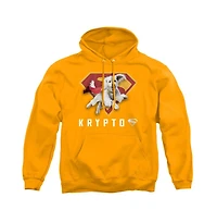 Superman Men's 2025 Krypto Shield Pull-Over Hoodie