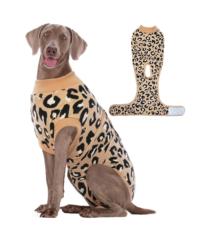 Post-Surgery Recovery Bodysuit for Dogs, Cone Alternative Protective Onesie for Wound and Incision Care