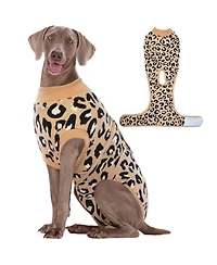 Post-Surgery Recovery Bodysuit for Dogs, Cone Alternative Protective Onesie for Wound and Incision Care