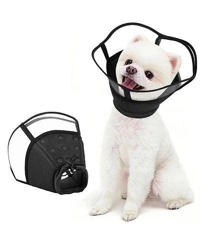 Soft Mesh and Transparent Pvc Recovery Cone Collar for Dogs