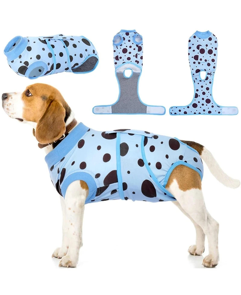 Soft Stretch Recovery Suit for Dogs, Post-Op and Surgical Protective Bodysuit, E-Collar Alternative