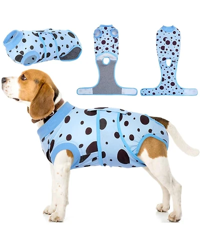 Soft Stretch Recovery Suit for Dogs, Post-Op and Surgical Protective Bodysuit, E-Collar Alternative