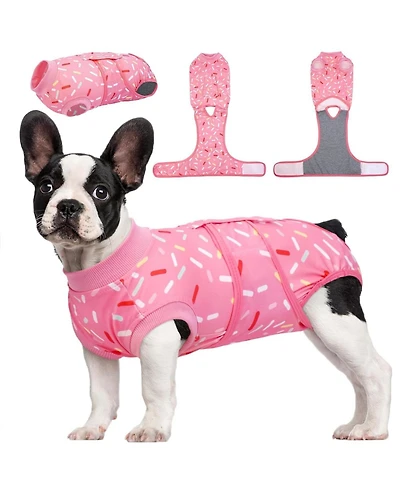 Post-Surgery Recovery Onesie Suit for Dogs and Cats, Soft Protective Wear