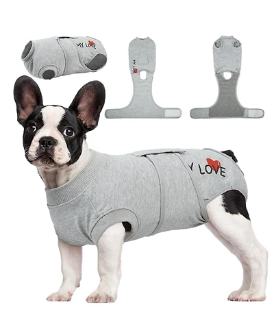 Post-Surgery Recovery Onesie Suit for Dogs and Cats, Soft Protective Wear