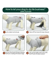 Post-Surgery Recovery Onesie Suit for Dogs and Cats, Soft Protective Wear