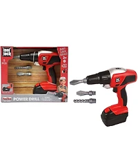 Red Box Tool Tech Led Working Light Power Drill with Interchangeable Bits, 5-Piece Set, Ages 3+