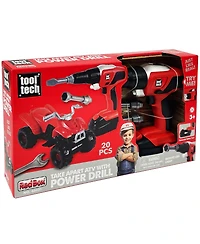 Red Box Tool Tech Take-Apart Atv and Power Drill 20-Piece Building Set, Ages 3+