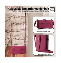Artudatech 5-in-1 Crossbody Wallet Case for iPhone 12-17