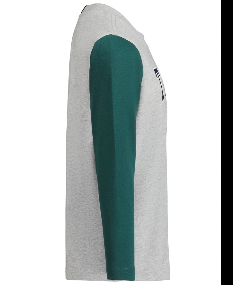 Tommy Hilfiger Boys' 2T-7 Mascot Puff Print Long-Sleeve T-Shirt, Created for Macy's