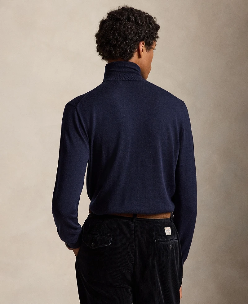 Polo Ralph Lauren Men's Washable Wool Turtleneck Sweater