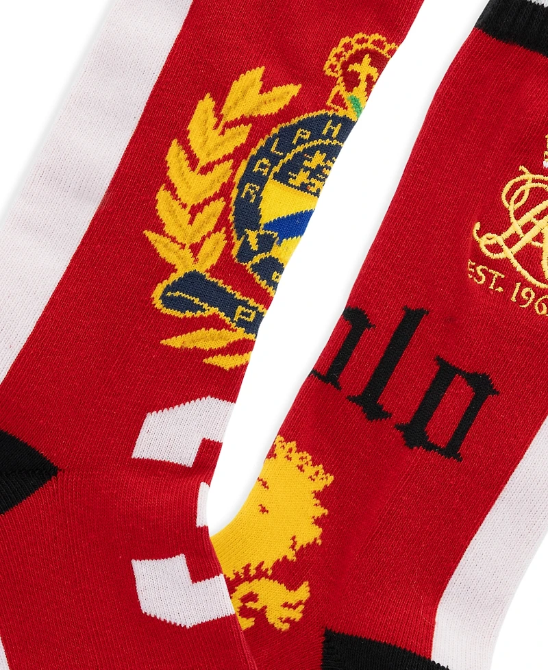 Polo Ralph Lauren Men's Graphic Single Embroidered Crew Socks