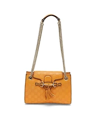 Pre-Owned Gucci Women's Small Emily Guccissima Leather Chain Shoulder Bag
