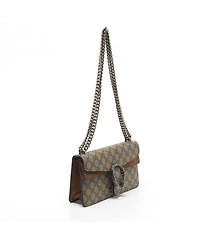 Pre-Owned Gucci Women's Dionysus Gg Supreme Crystal Shoulder Bag