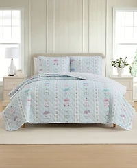 Lenox Spice Village Reversible 2-Piece Quilt Set, Twin/Twin Xl
