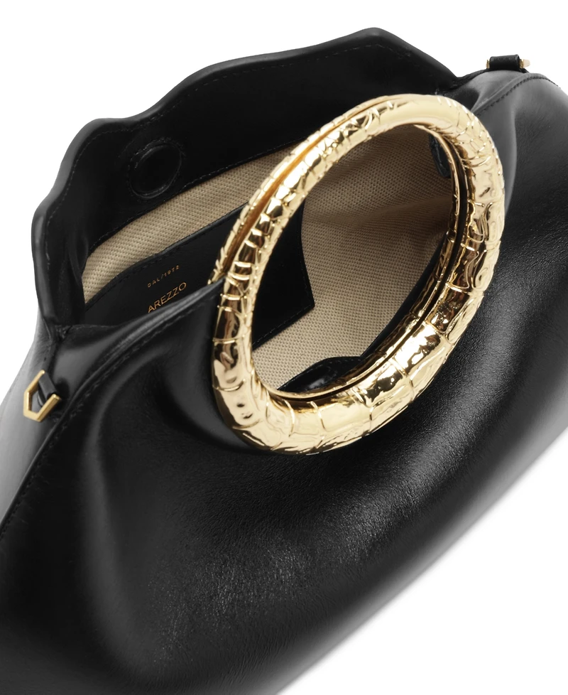 Arezzo Mia Leather Small Clutch Handbag
