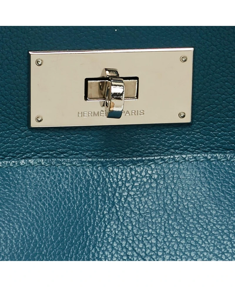 Pre-Owned Hermes Saut Barenia Leather Shoulder Bag