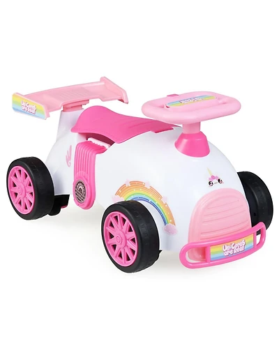 Mecale Kids 21.5" Ride-On Sliding Car with Music and Under-Seat Storage, 33 lb. Capacity, Ages 19-36 Months