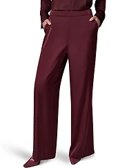 Donna Karan New York Women's Satin Wide-Leg Pants