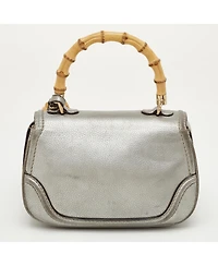 Pre-Owned Gucci Bamboo Shopper Leather Tote