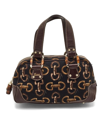 Pre-Owned Gucci Bamboo Shopper Leather Tote