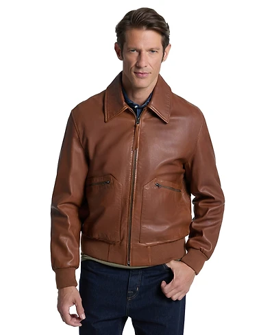 Ted by Baker Men's Teddy Leather Bomber Jacket